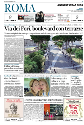 Cover of Corriere della Sera (Roma)