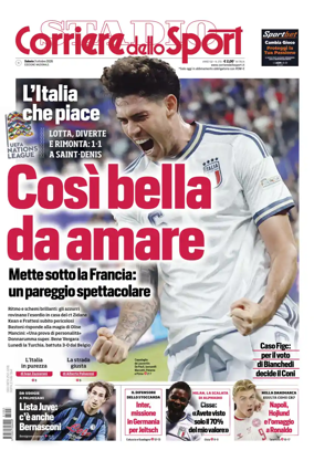Cover of Corriere dello Sport