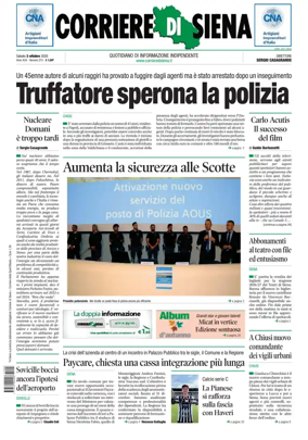 Cover of Corriere di Siena