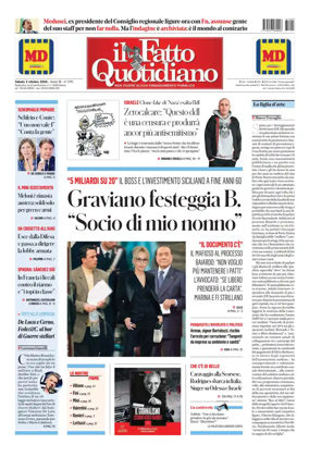 Cover of Il Fatto Quotidiano