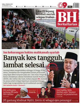 Cover of Berita Harian