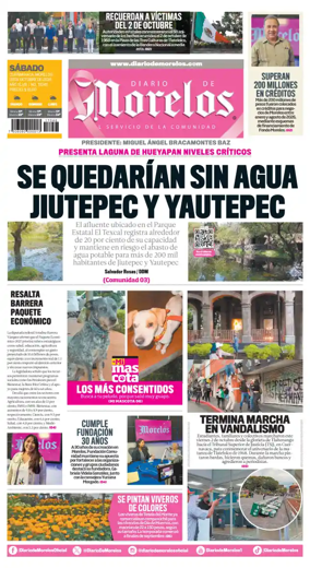 Cover of Diario de Morelos
