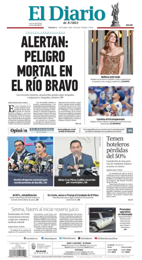 Cover of El Diario de Juarez