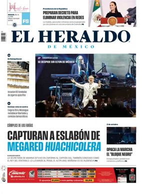 Cover of El Heraldo de Mexico
