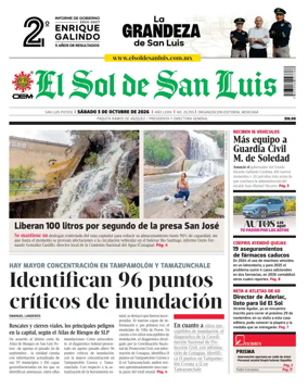 Cover of El Sol de San Luis Potosi