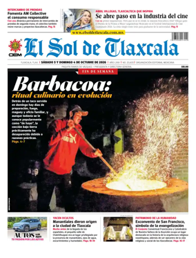 Cover of El Sol de Tlaxcala