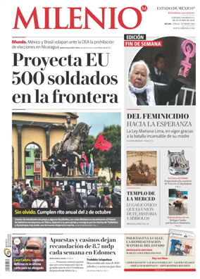 Cover of Milenio Edo de Mexico