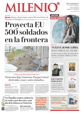 Cover of Milenio Monterrey