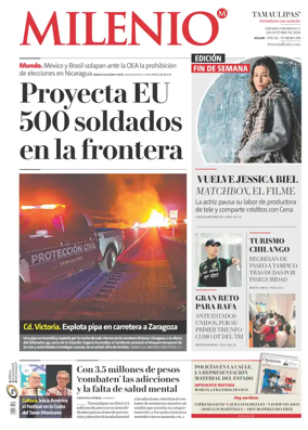 Cover of Milenio Tamaulipas