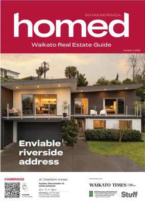 Cover of Homed Waikato Region