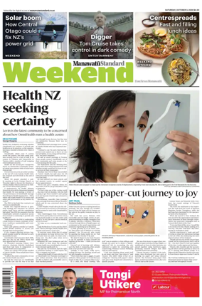 Cover of Manawatu Standard