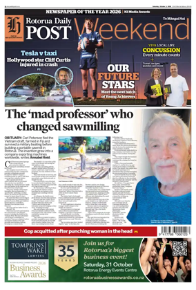 Cover of Rotorua Daily Post