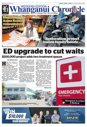 Cover of Whanganui Chronicle