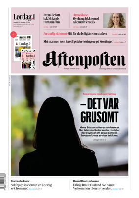 Cover of Aftenposten