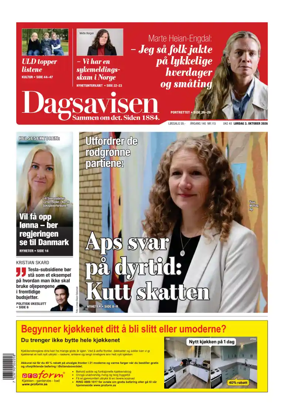 Cover of Dagsavisen