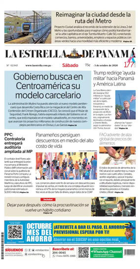 Cover of La Estrella de Panama