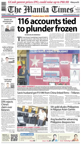 Cover of The Manila Times