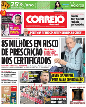 Cover of Correio da Manha Weekend