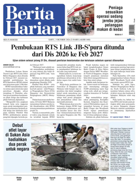 Cover of Berita Harian