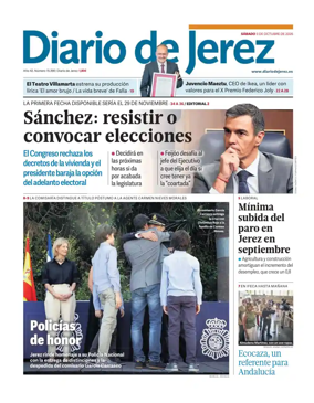 Cover of Diario de Jerez