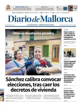 Cover of Diario de Mallorca