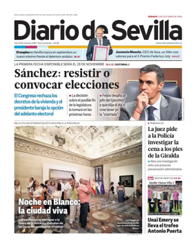 Cover of Diario de Sevilla