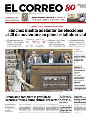 Cover of EL Correo (Alava)