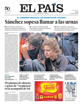 Cover of EL PAIS Euskadi