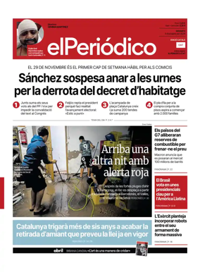 Cover of El Periodico - Catala
