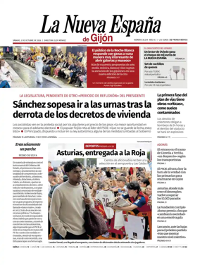 Cover of La Nueva Espana (Gijon)