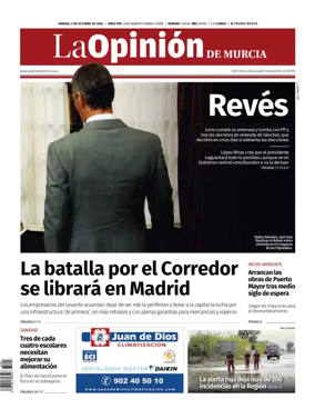 Cover of La Opinion de Murcia