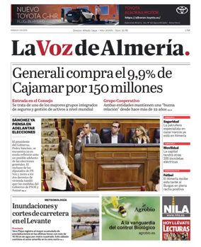 Cover of La Voz de Almeria
