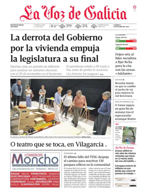 Cover of La Voz de Galicia (Arousa)