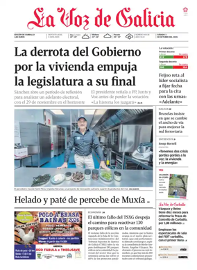 Cover of La Voz de Galicia (Carballo)