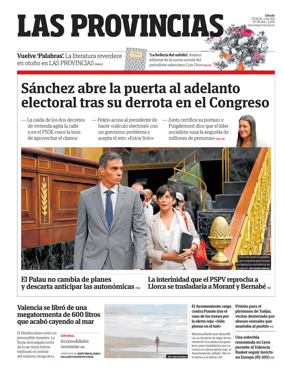 Cover of Las Provincias_(Valencia)