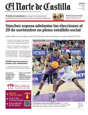 Cover of Norte de Castilla (Palencia)