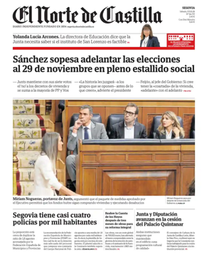 Cover of Norte de Castilla (Segovia)
