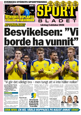 Cover of Sportbladet