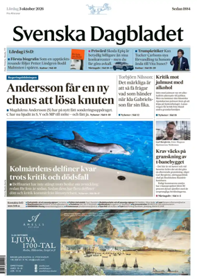 Cover of Svenska Dagbladet