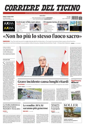 Cover of Corriere del Ticino