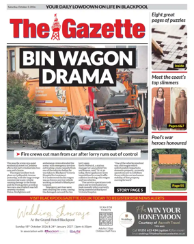 Cover of Blackpool Gazette