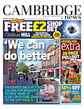 Cover of Cambridge News
