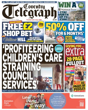 Cover of Coventry Telegraph