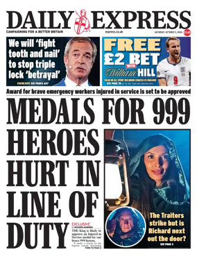 Cover of Daily Express