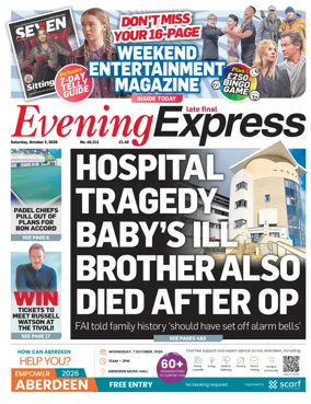 Cover of Evening Express