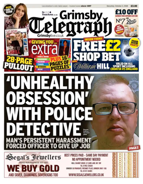 Cover of Grimsby Telegraph