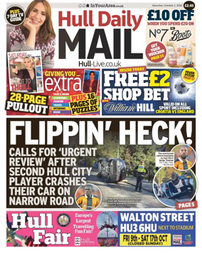 Cover of Hull Daily Mail