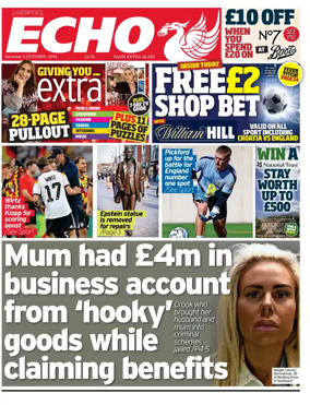 Cover of Liverpool Echo