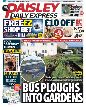 Cover of Paisley Daily Express