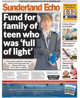 Cover of Sunderland Echo